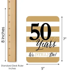 Big Dot Of Happiness We Still Do - 50th Wedding Anniversary - Find The Guest Bingo Cards And Markers - Anniversary Party Bingo Game - Set Of 18 -Anagram Shop GUEST eb19ecc1 09df 415d a7aa f8b6c9ec718e