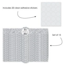 Big Dot Of Happiness We Still Do - Wedding Anniversary - DIY Party Supplies - Wedding Anniversary Party DIY Wrapper Favors & Decorations - Set Of 15