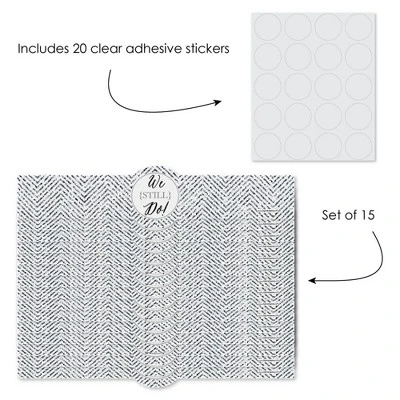 Big Dot Of Happiness We Still Do - Wedding Anniversary - DIY Party Supplies - Wedding Anniversary Party DIY Wrapper Favors & Decorations - Set Of 15 1 Big Dot Of Happiness We Still Do - Wedding Anniversary - DIY Party Supplies - Wedding Anniversary Party DIY Wrapper Favors & Decorations - Set Of 15