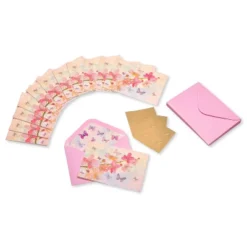 12ct Blank Note Cards Scattered Blossoms - PAPYRUS