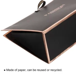 Unique Bargains Paper Gift Bag With Transparent Window 5 Pack Bouquet Packaging Bag Black 10.5x3.5x6 Inch -Anagram Shop GUEST eb7ee6fd 228e 4957 9bee 6f61bc8e60ef