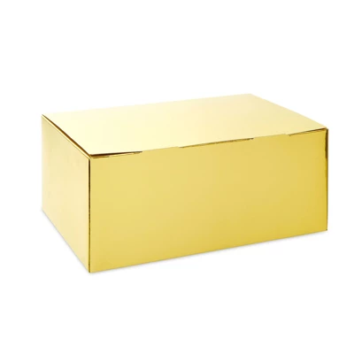 Sparkle And Bash 15 Pack Gold Party Favors Treat Boxes Paper Gift Box For Wedding, Bachelorette, 9.5 X 6.5 X 4 In 4 Sparkle And Bash 15 Pack Gold Party Favors Treat Boxes Paper Gift Box For Wedding, Bachelorette, 9.5 X 6.5 X 4 In - Image 4