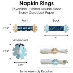 Big Dot Of Happiness Boy 16th Birthday - Sweet Sixteen Birthday Party Paper Charger & Table Decorations Chargerific Kit For 8 -Anagram Shop GUEST ed18c815 7fb1 4368 abd9 03df0580d98b