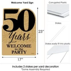 Big Dot Of Happiness We Still Do - 50th Wedding Anniversary - Party Decorations - Anniversary Party Welcome Yard Sign -Anagram Shop GUEST ed2bdec6 087b 4533 9302 757748cd6ca9