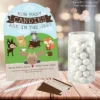 Big Dot Of Happiness Woodland Creatures - How Many Candies Baby Shower Or Birthday Party Game - 1 Stand And 40 Cards - Candy Guessing Game