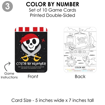 Big Dot Of Happiness Pirate Ship Adventures - 4 Skull Birthday Party Games - 10 Cards Each - Gamerific Bundle 5 Big Dot Of Happiness Pirate Ship Adventures - 4 Skull Birthday Party Games - 10 Cards Each - Gamerific Bundle - Image 5