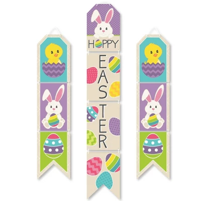 Big Dot Of Happiness Hippity Hoppity - Hanging Vertical Paper Door Banners - Easter Bunny Party Wall Decoration Kit - Indoor Door Decor 5 Big Dot Of Happiness Hippity Hoppity - Hanging Vertical Paper Door Banners - Easter Bunny Party Wall Decoration Kit - Indoor Door Decor - Image 5