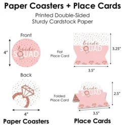 Big Dot Of Happiness Bride Squad Rose Gold Bridal Shower Or Bachelorette Party Paper Charger And Table Decorations Chargerific Kit Place Setting For 8 11 Big Dot Of Happiness Bride Squad Rose Gold Bridal Shower Or Bachelorette Party Paper Charger And Table Decorations Chargerific Kit Place Setting For 8 -Anagram Shop GUEST eebf4a0b 9287 419c 8694 277d695ae0a7