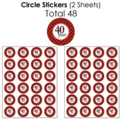 Big Dot Of Happiness We Still Do - 40th Wedding Anniversary - Anniversary Party Candy Favor Sticker Kit - 304 Pieces 9 Big Dot Of Happiness We Still Do - 40th Wedding Anniversary - Anniversary Party Candy Favor Sticker Kit - 304 Pieces -Anagram Shop GUEST eeda30b1 d684 4482 9b46 e3aafec6f0a3