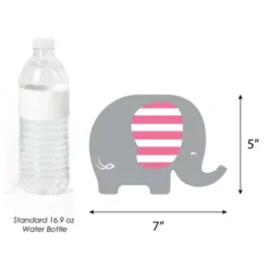 Big Dot Of Happiness Pink Elephant - Decorations DIY Girl Baby Shower Or Birthday Party Essentials - Set Of 20 -Anagram Shop GUEST ef4dbfd5 56f5 4279 82bc ecd2b809bf86