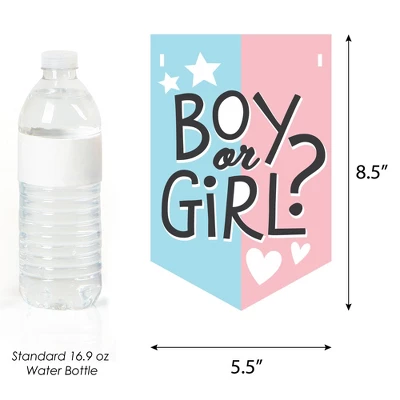 Big Dot Of Happiness Baby Gender Reveal - Team Boy Or Girl Party Bunting Banner - Party Decorations - Gender Reveal 1 Big Dot Of Happiness Baby Gender Reveal - Team Boy Or Girl Party Bunting Banner - Party Decorations - Gender Reveal