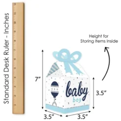 Big Dot Of Happiness Hello Little One - Blue And Silver - Square Favor Gift Boxes - Boy Baby Shower Bow Boxes - Set Of 12 10 Big Dot Of Happiness Hello Little One - Blue And Silver - Square Favor Gift Boxes - Boy Baby Shower Bow Boxes - Set Of 12 -Anagram Shop GUEST efe136f9 deef 4599 a5f8 e196f59aa24e