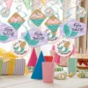 Big Dot Of Happiness Let's Be Mermaids - Baby Shower Or Birthday Party Hanging Decor - Party Decoration Swirls - Set Of 40