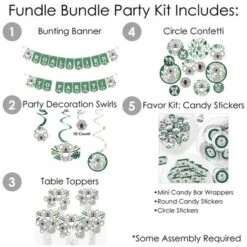 Big Dot Of Happiness Koala Cutie - Bear Birthday Party And Baby Shower Supplies - Banner Decoration Kit - Fundle Bundle