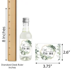 Big Dot Of Happiness Boho Botanical Bride - Mini Wine & Champagne Bottle Label Stickers - Greenery Bridal Shower & Wedding Party Favor Gift For 16 Ct -Anagram Shop GUEST f228c900 ade5 4f01 8af0 b2bc65d133fa