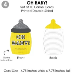 Big Dot Of Happiness Grand Slam - Fastpitch Softball - 4 Baby Shower Games - 10 Cards Each - Gamerific Bundle -Anagram Shop GUEST f267d7b9 5bcc 4fec aa9a 4a8d0a8d06ed