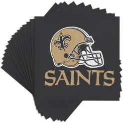 NFL 48ct New Orleans Saints Football Napkins