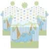 Big Dot Of Happiness Baby Boy Dinosaur - Treat Box Party Favors - Baby Shower Or Birthday Party Goodie Gable Boxes - Set Of 12