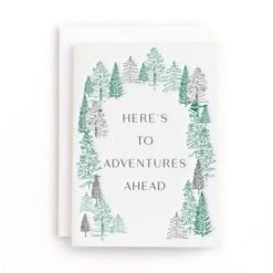 3ct Everyday Card Pack Letterpress Orange/White/Cream