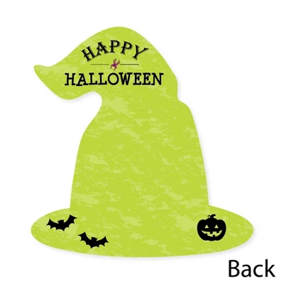 Big Dot Of Happiness Happy Halloween - Shaped Thank You Cards - Witch Party Thank You Note Cards With Envelopes - Set Of 12 3 Big Dot Of Happiness Happy Halloween - Shaped Thank You Cards - Witch Party Thank You Note Cards With Envelopes - Set Of 12 - Image 3