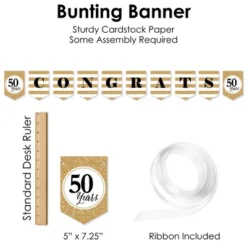 Big Dot Of Happiness We Still Do - 50th Wedding Anniversary - Anniversary Party Supplies Decoration Kit - Decor Galore Party Pack - 51 Pieces -Anagram Shop GUEST f5d66670 33a8 46e2 8b7a 30f1cd07ef34