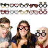 Big Dot Of Happiness Flannel Fling Before The Ring Glasses - Paper Card Stock Buffalo Plaid Bachelorette Party Photo Booth Props Kit - 10 Count