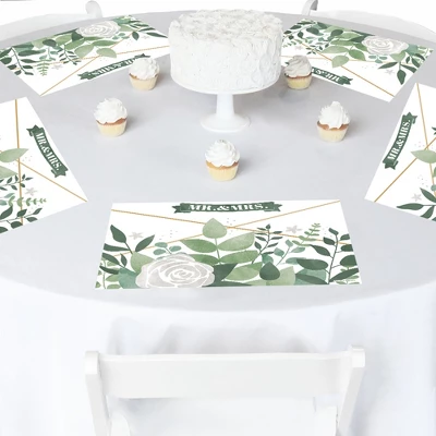 Big Dot Of Happiness Boho Botanical Bride - Paper Greenery Bridal Shower And Wedding Party Coloring Sheets - Activity Placemats - Set Of 16 2 Big Dot Of Happiness Boho Botanical Bride - Paper Greenery Bridal Shower And Wedding Party Coloring Sheets - Activity Placemats - Set Of 16 - Image 2