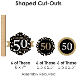 Big Dot Of Happiness Adult 50th Birthday - Gold - Hanging Birthday Party Tissue Decoration Kit - Paper Fans - Set Of 9 11 Big Dot Of Happiness Adult 50th Birthday - Gold - Hanging Birthday Party Tissue Decoration Kit - Paper Fans - Set Of 9 -Anagram Shop GUEST f7f563f4 9825 413d ac23 df81ed8a50bb