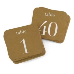 40ct "1-40" Kraft Table Number Cards -Anagram Shop GUEST f8c9ea9e 0c96 4cac b511 52721bd04f8c