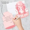 Big Dot Of Happiness Tutu Cute Ballerina - Shaped Thank You Cards - Ballet Birthday Party Baby Shower Thank You Note Cards With Envelopes - Set Of 12