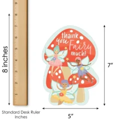 Big Dot Of Happiness Let's Be Fairies - Shaped Thank You Cards - Fairy Garden Birthday Party Thank You Note Cards With Envelopes - Set Of 12 -Anagram Shop GUEST fb3d7f9c 15c9 49a5 baac 4f4852dac7f5