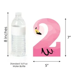 Big Dot Of Happiness 2nd Birthday Pink Flamingo - Two Shaped Decorations DIY Tropical Second Birthday Party Essentials - Set Of 20 -Anagram Shop GUEST fbcce967 1b5e 4d49 b3f3 8997fd7fda62