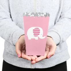 Big Dot Of Happiness Pink Elephant - Girl Baby Shower Or Birthday Party Favor Popcorn Treat Boxes - Set Of 12 -Anagram Shop GUEST fc035c1f faad 4ab6 b051 c71106ebebac