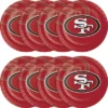 NFL 24ct San Francisco 49ers Football Paper Plates