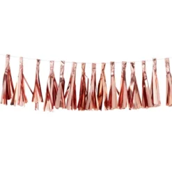 Ginger Ray 15ct Tassel Garland Rose Gold