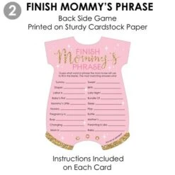 Big Dot Of Happiness Little Princess Crown - 2-in-1 Pink And Gold Princess Baby Shower Cards - Activity Duo Games - Set Of 20 10 Big Dot Of Happiness Little Princess Crown - 2-in-1 Pink And Gold Princess Baby Shower Cards - Activity Duo Games - Set Of 20 -Anagram Shop GUEST fdd224b4 1b5a 434f 80f2 74ef246fc28a