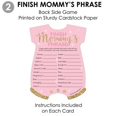 Big Dot Of Happiness Little Princess Crown - 2-in-1 Pink And Gold Princess Baby Shower Cards - Activity Duo Games - Set Of 20 5 Big Dot Of Happiness Little Princess Crown - 2-in-1 Pink And Gold Princess Baby Shower Cards - Activity Duo Games - Set Of 20 - Image 5