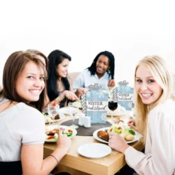 Big Dot Of Happiness Winter Wonderland - Table Decorations - Snowflake Holiday Party And Winter Wedding Fold And Flare Centerpieces - 10 Count -Anagram Shop GUEST fe69e4f5 0b89 49fd ac8a d9f755f6bdcb