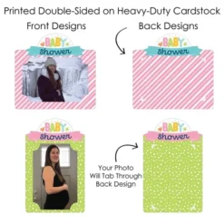 Big Dot Of Happiness Colorful Baby Shower - Gender Neutral Party Picture Centerpiece Sticks - Photo Table Toppers - 15 Pieces -Anagram Shop GUEST ff013be8 94db 4e99 b6e9 084bbdef7e58